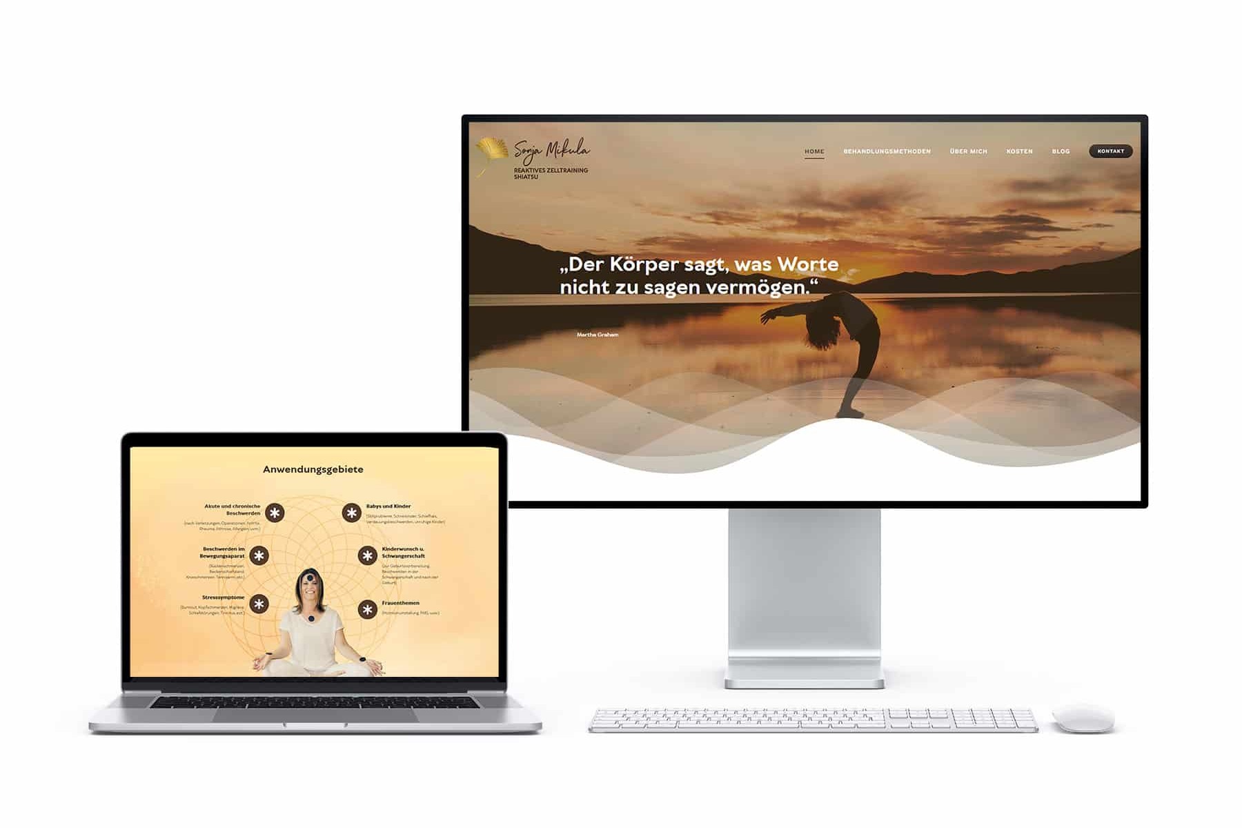 Gesund4You Website Screen